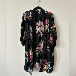 Kona Sol Hawaiian Kimono Beach Cover Up